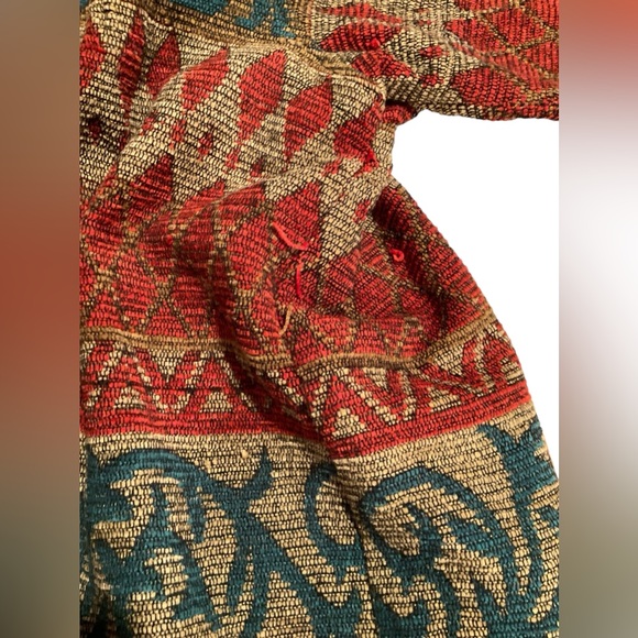 Womens vintage jacket Aztec design. - Picture 3 of 6